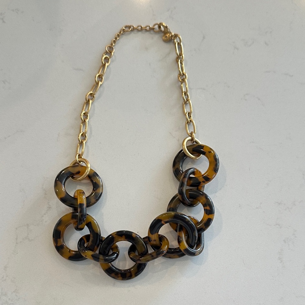 JCrew Tortoise Shell Necklace
